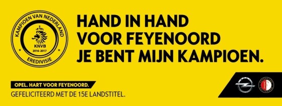 Feyenoord kampioen Feyenoord kampioen